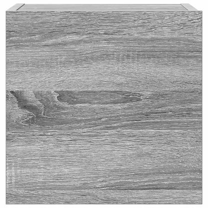 4-tlg. TV-Schrank-Set Grau Sonoma Holzwerkstoff