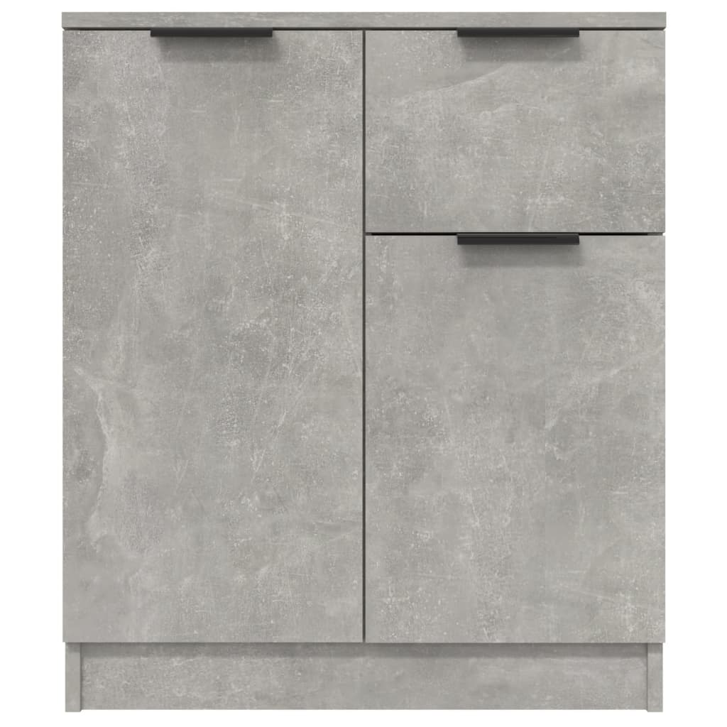 Sideboards 2 Stk. Betongrau 60x30x70 cm Holzwerkstoff
