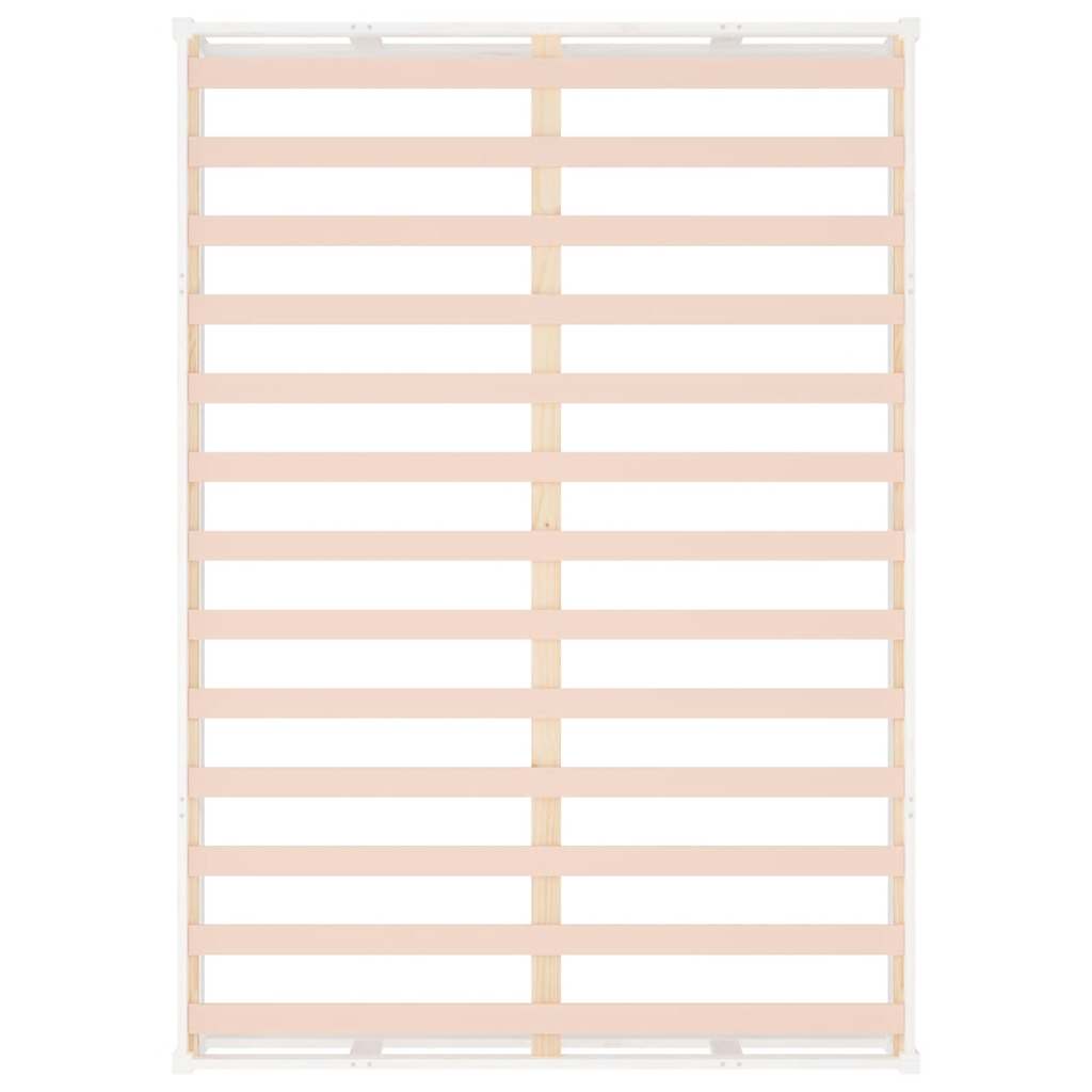 Massivholzbett Weiß 140x200 cm