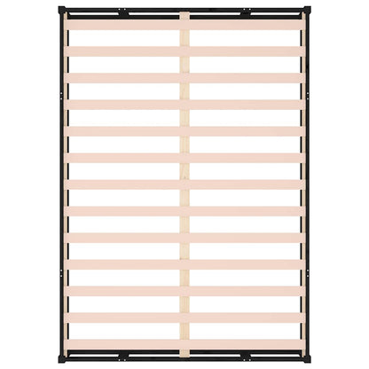 Massivholzbett Schwarz 140x190 cm