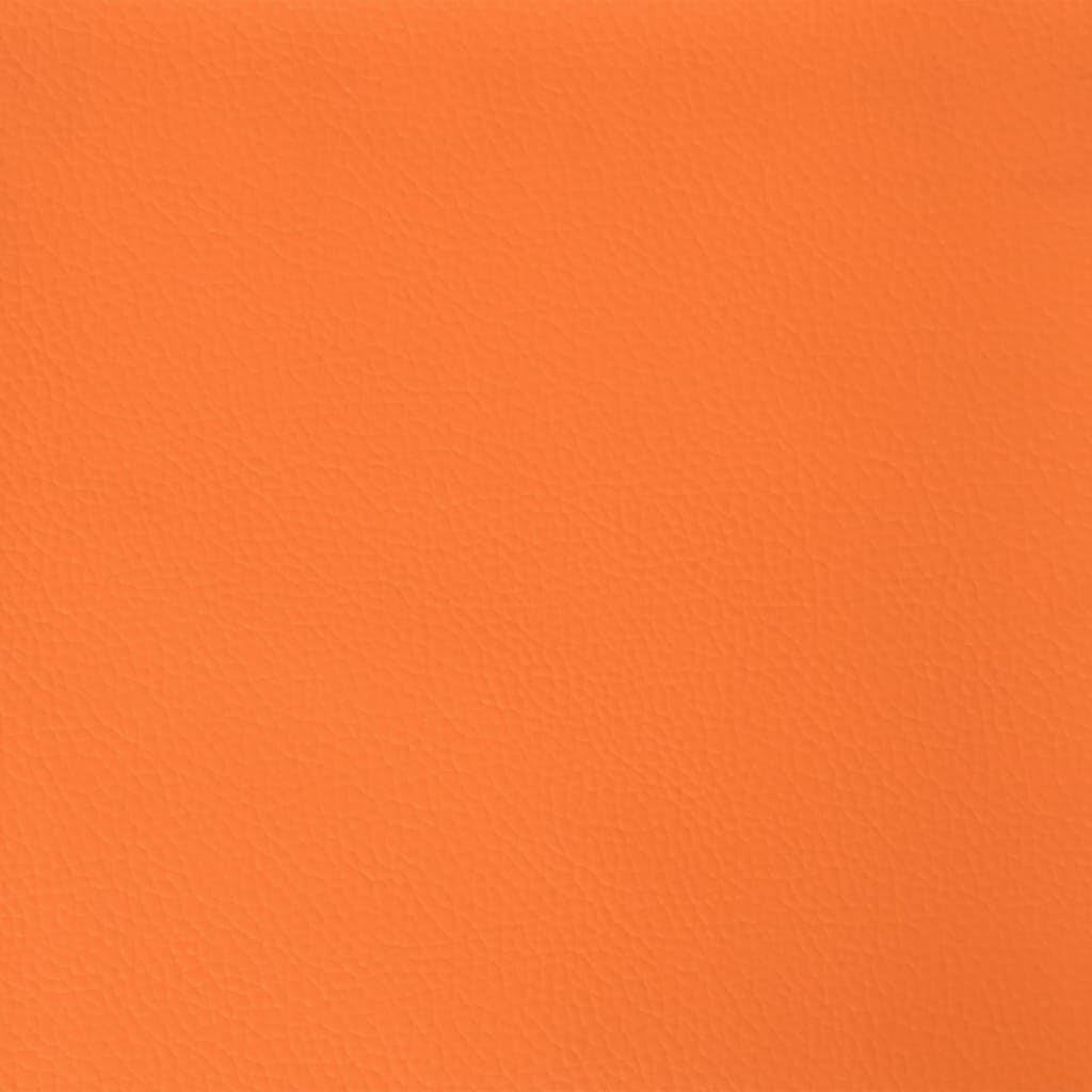 Gaming-Stuhl mit Massagefunktion Schwarz und Orange Kunstleder