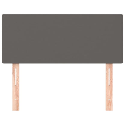 Kopfteil Grau 80x5x78/88 cm Kunstleder