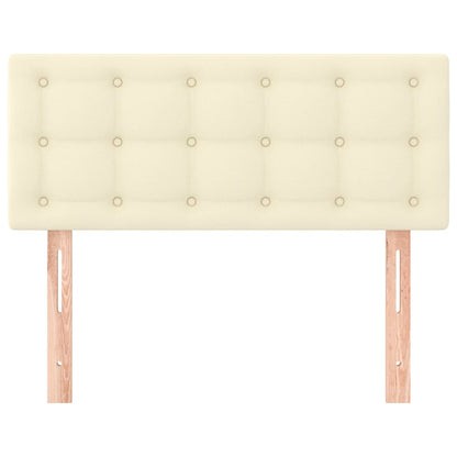 Kopfteil Creme 90x5x78/88 cm Kunstleder