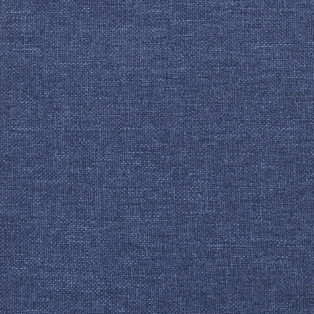 Kopfteile 2 Stk. Blau 80x5x78/88 cm Stoff
