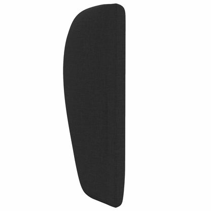 Kopfteil Ohr Schwarz 40 x 23 x 6 cm Stoff