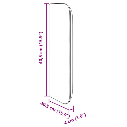 Kopfteil Ohr Creme 40,5 x 40,5 x 4 cm Stoff