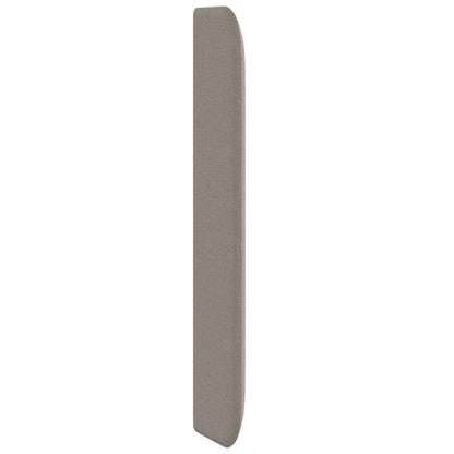 Kopfteil Ohr Taupe 80 x 16 x 4 cm Stoff