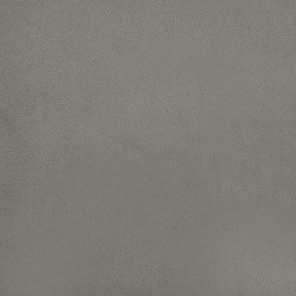 Sitzbank Hellgrau 70x30x30 cm Samt