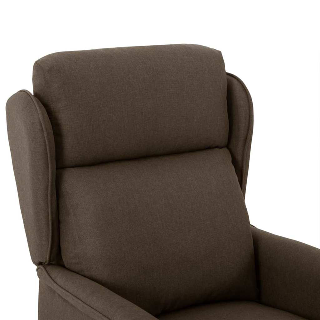 Massagesessel mit Kissen Braun 93,5 x 67,5 x 101,5 cm Stoff