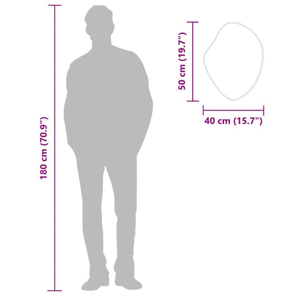 Wandspiegel Golden 50x40 cm