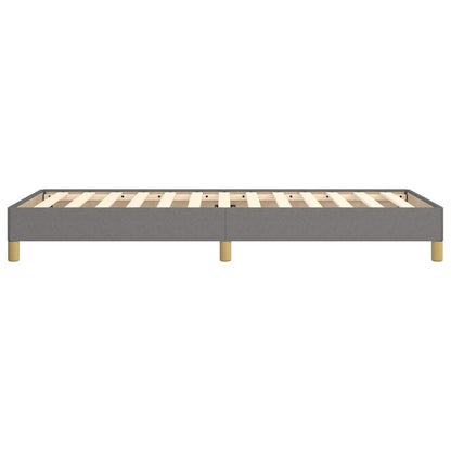 Bettgestell ohne Matratze Dunkelgrau 80x200 cm Stoff