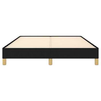 Bettgestell ohne Matratze Schwarz 140x190 cm Stoff
