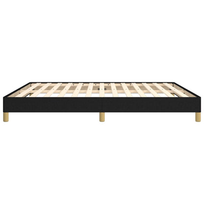 Bettgestell ohne Matratze Schwarz 180x200 cm Stoff