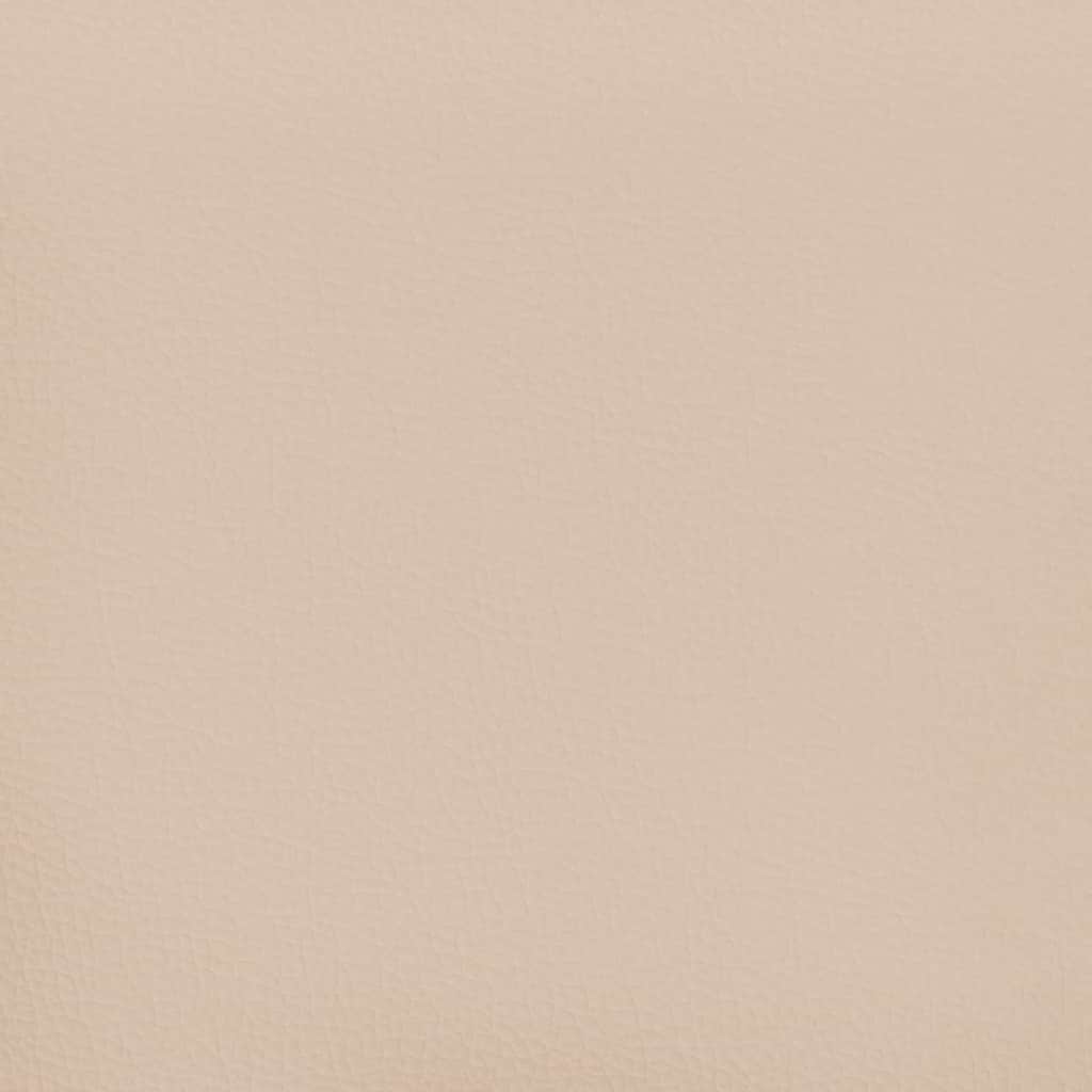 Bettgestell mit Kopfteil ohne Matratze Cappuccino 80x200 cm