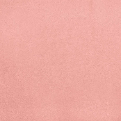 Bettgestell mit Kopfteil ohne Matratze Rosa 160x200 cm Samt