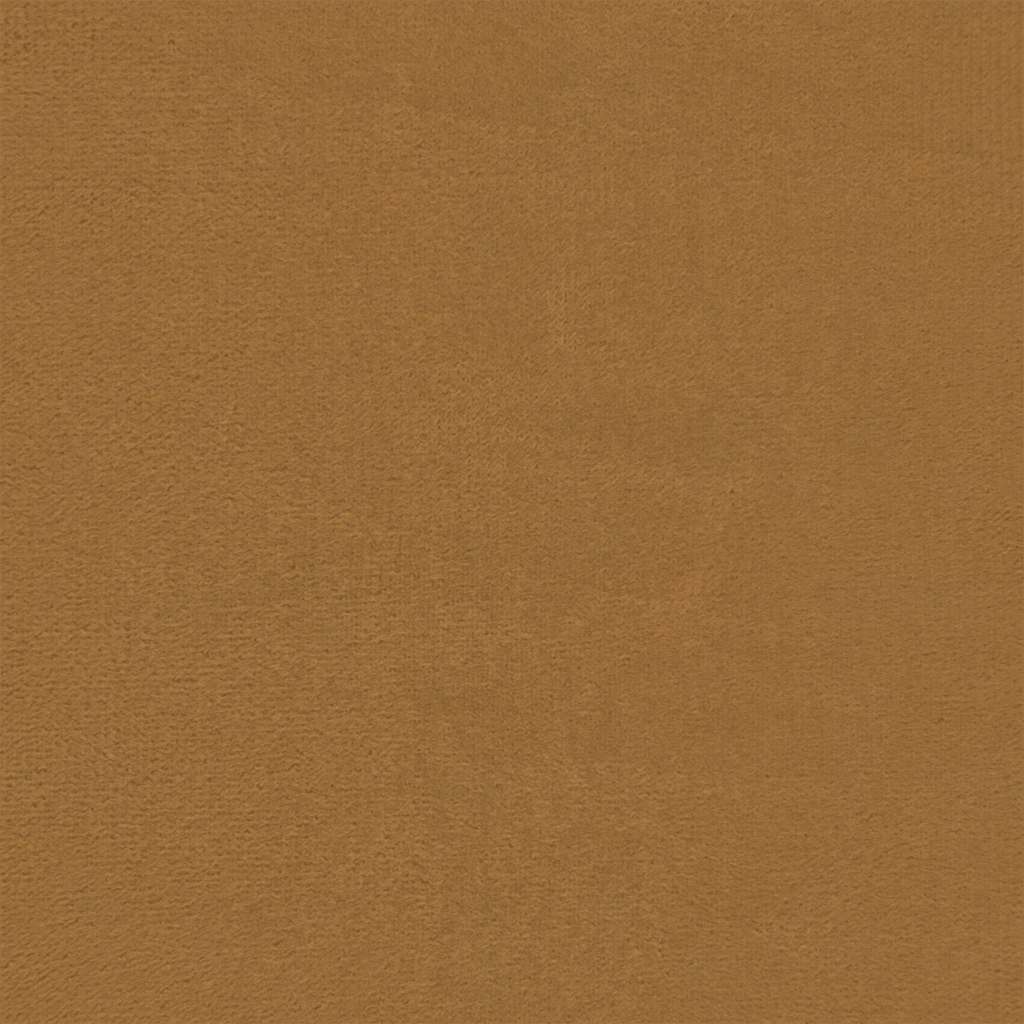 Fußhocker Braun 60x50x41 cm Samt