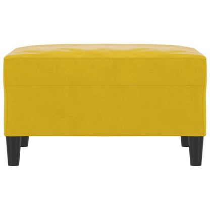 Fußhocker Gelb 70x55x41 cm Samt
