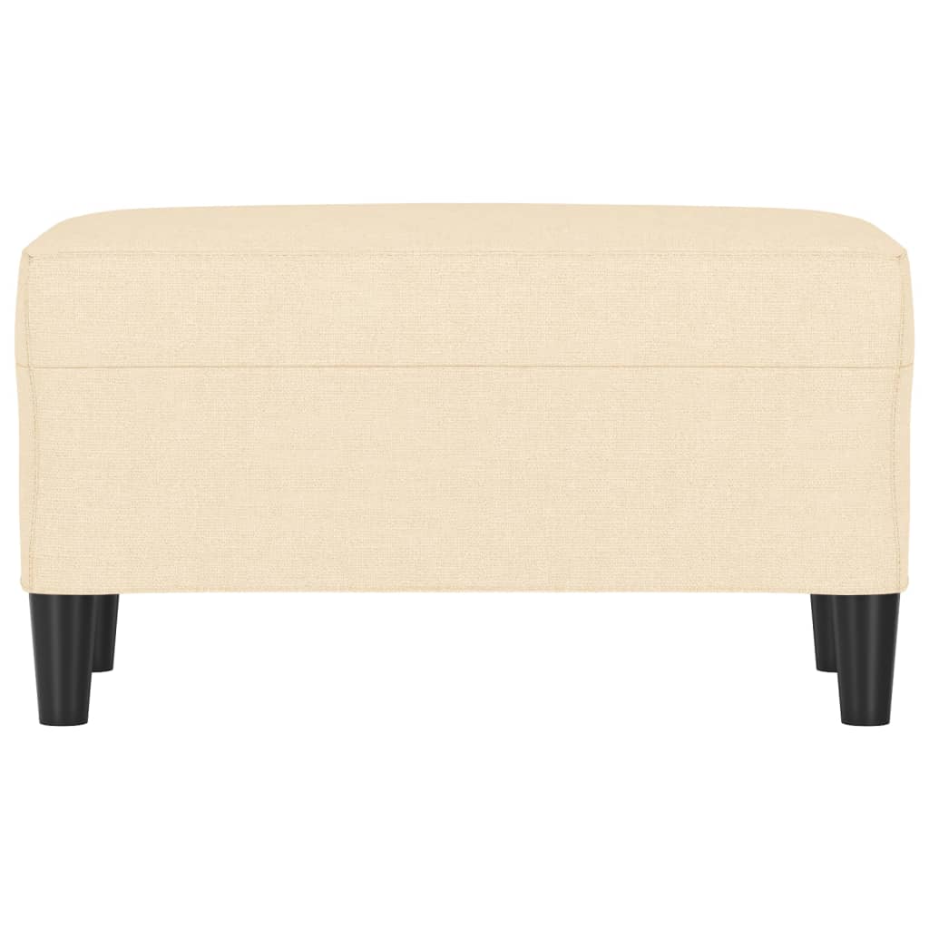 Sitzbank Creme 70x35x41 cm Stoff