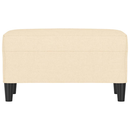 Sitzbank Creme 70x35x41 cm Stoff