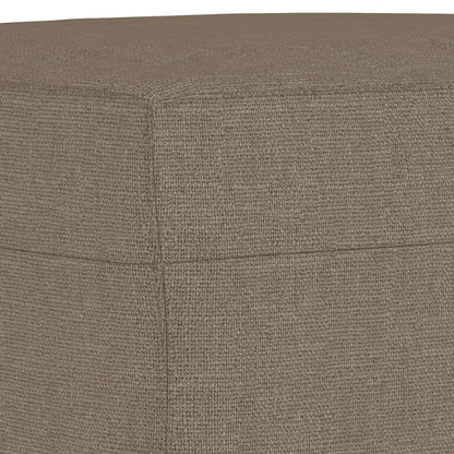 Sitzbank Taupe 100x35x41 cm Stoff