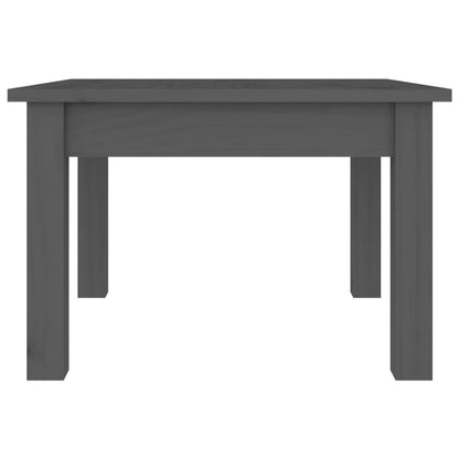 Couchtisch Grau 45x45x30 cm Massivholz Kiefer