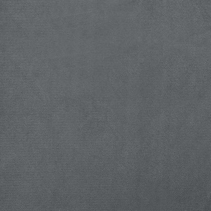 Hundebett Dunkelgrau 70x40x24 cm Samt