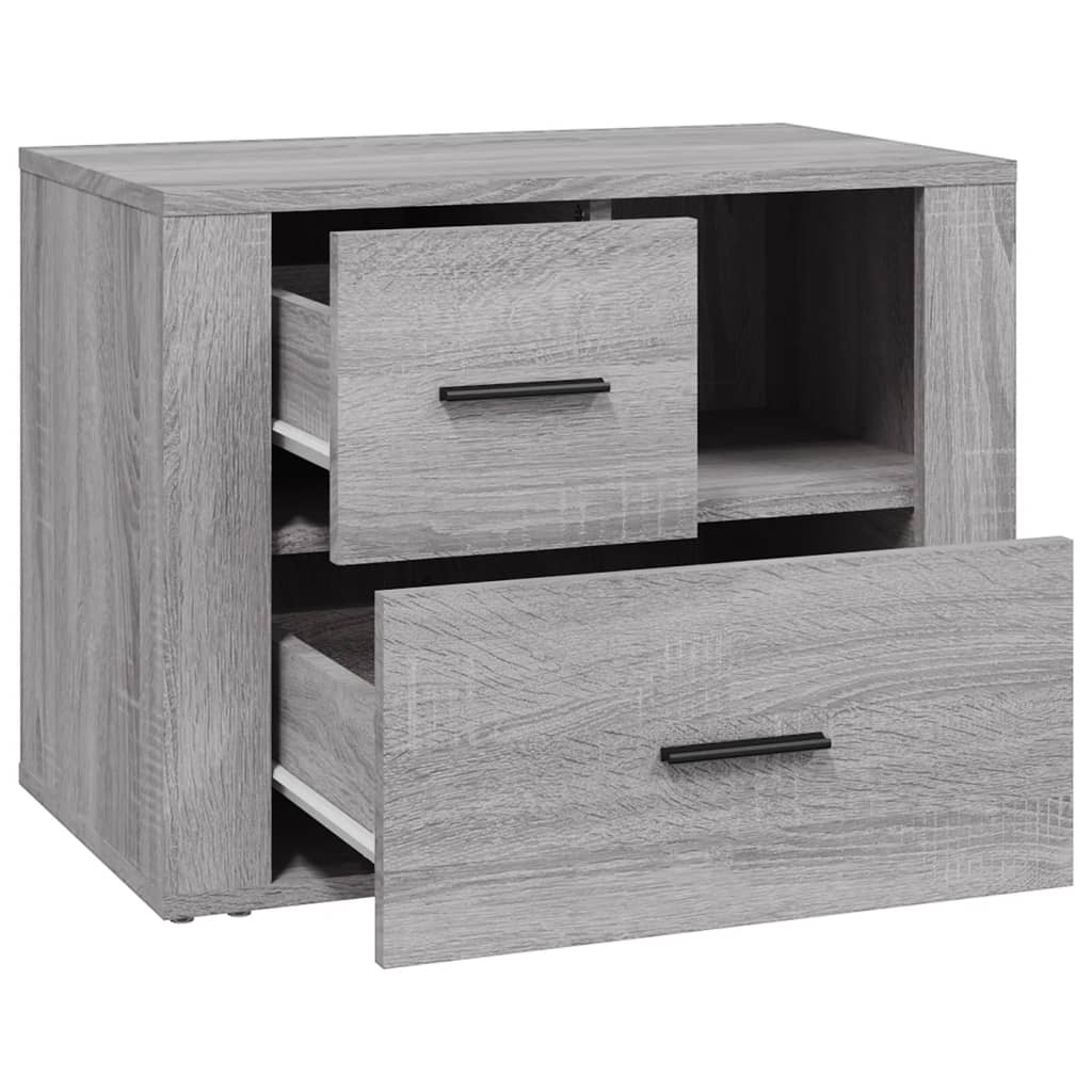 Nachttisch Grau Sonoma 60x36x45 cm Holzwerkstoff