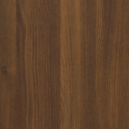 Wand-Nachttisch Braun Eichen-Optik 50x36x40 cm