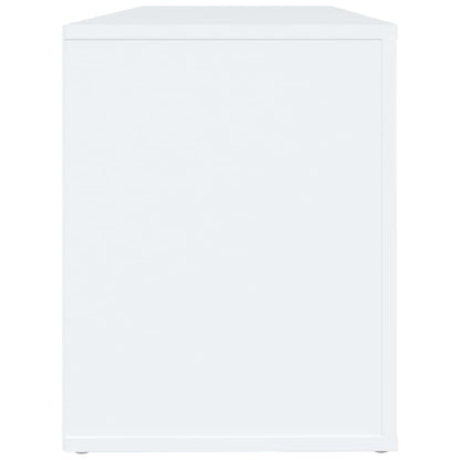 Schuhregal Weiß 100x35x45 cm Holzwerkstoff