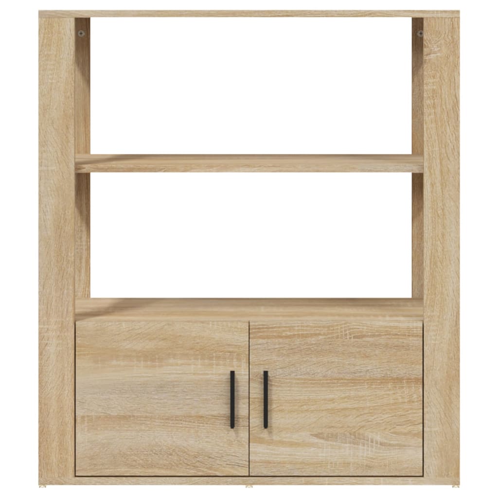 Sideboard Sonoma-Eiche 80x30x90 cm Holzwerkstoff