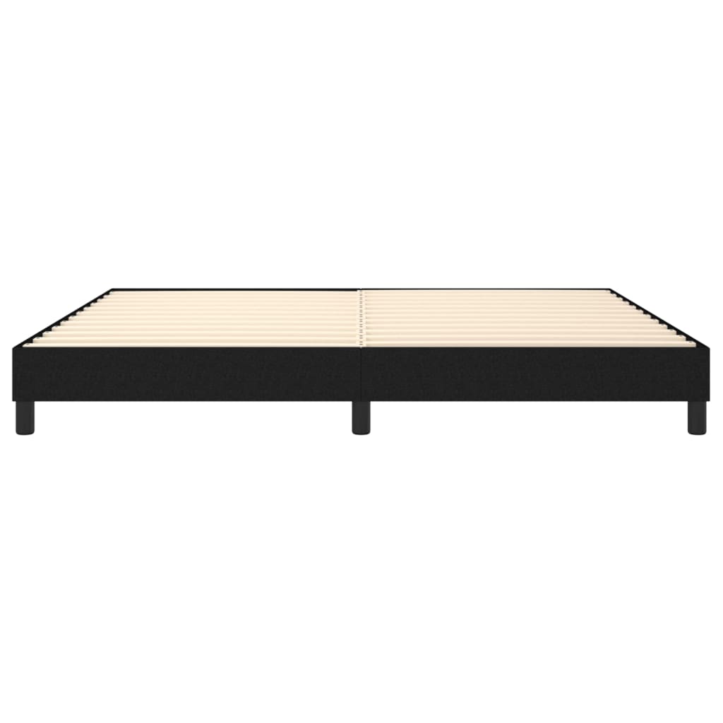 Boxspringbettgestell Schwarz 200x200 cm Stoff