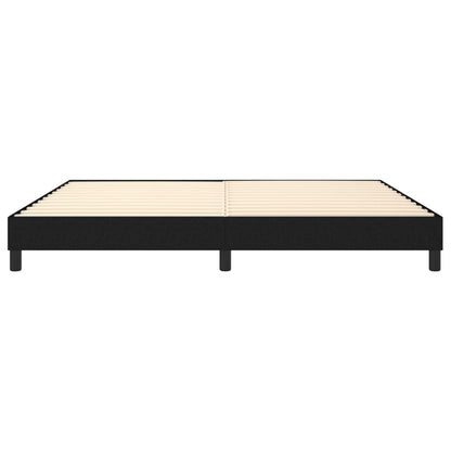 Boxspringbettgestell Schwarz 200x200 cm Stoff