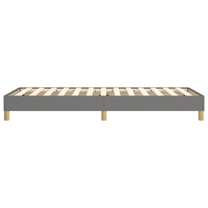Boxspringbettgestell Dunkelgrau 80x200 cm Stoff