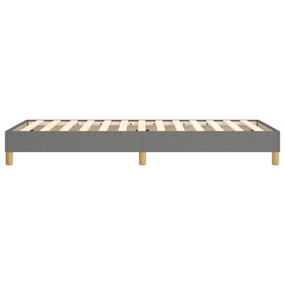 Boxspringbettgestell Dunkelgrau 90x190 cm Stoff