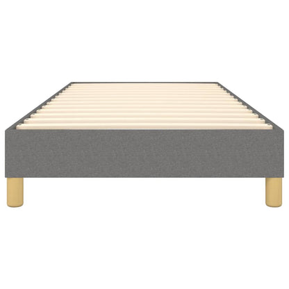 Boxspringbettgestell Dunkelgrau 100x200 cm Stoff