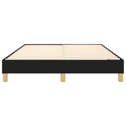 Boxspringbettgestell Schwarz 140x190 cm Stoff