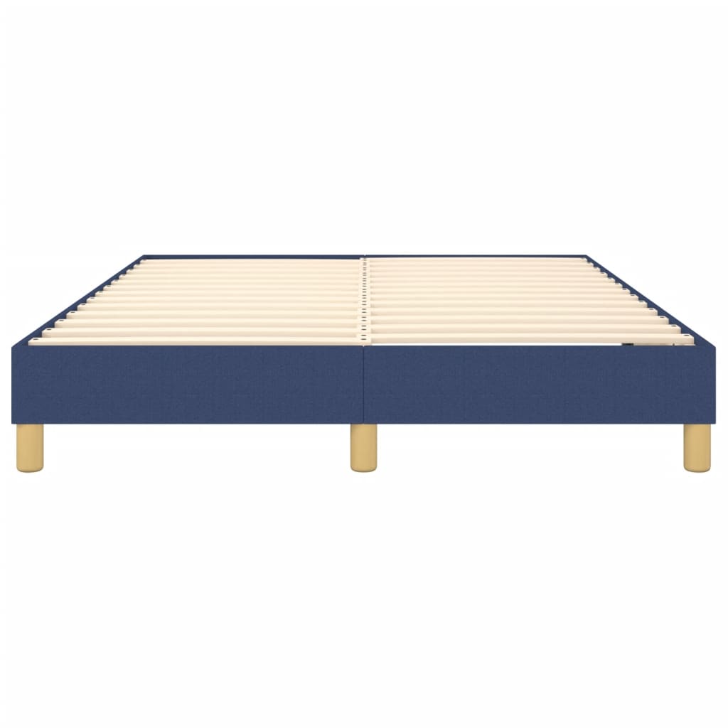 Boxspringbettgestell Blau 140x200 cm Stoff