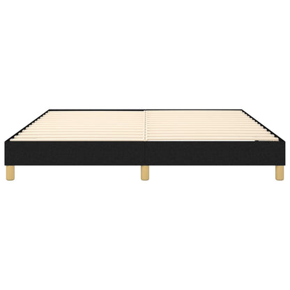 Boxspringbettgestell Schwarz 160x200 cm Stoff