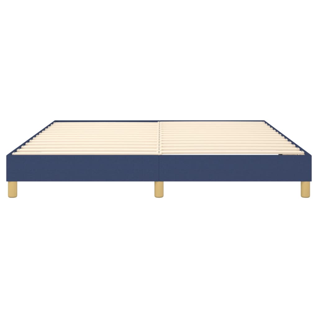 Boxspringbettgestell Blau 180x200 cm Stoff
