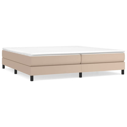 Boxspringbettgestell Cappuccino-Braun 200x200 cm Kunstleder