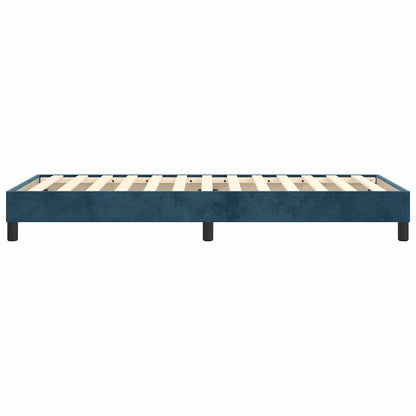 Boxspringbettgestell Dunkelblau 80x200 cm Samt