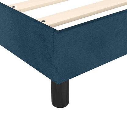 Boxspringbettgestell Dunkelblau 80x200 cm Samt