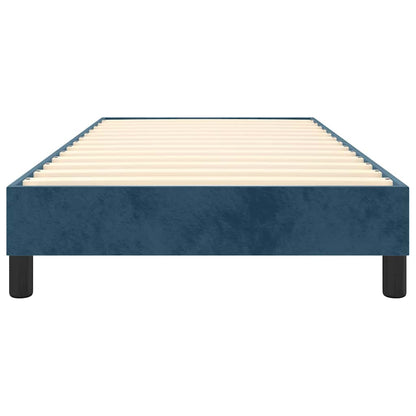 Boxspringbettgestell Dunkelblau 90x190 cm Samt