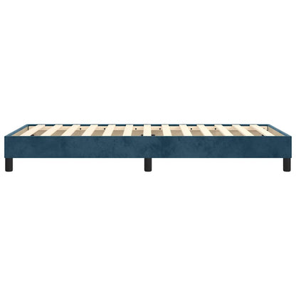 Boxspringbettgestell Dunkelblau 90x190 cm Samt