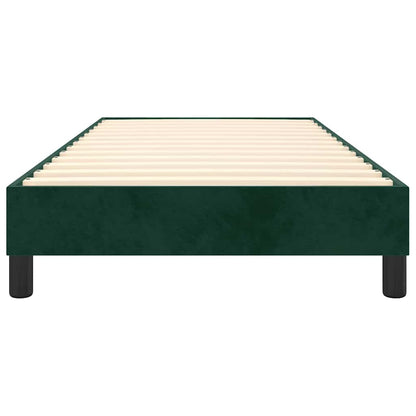 Boxspringbettgestell Dunkelgrün 90x200 cm Samt