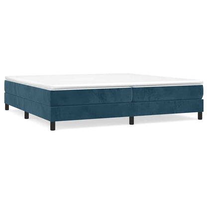 Boxspringbettgestell Dunkelblau 200x200 cm Samt