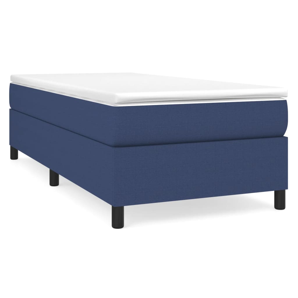 Boxspringbettgestell Blau 90x190 cm Stoff