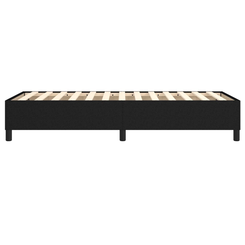 Boxspringbettgestell Schwarz 90x200 cm Stoff