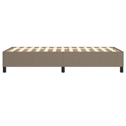 Boxspringbettgestell Taupe 100x200 cm Stoff