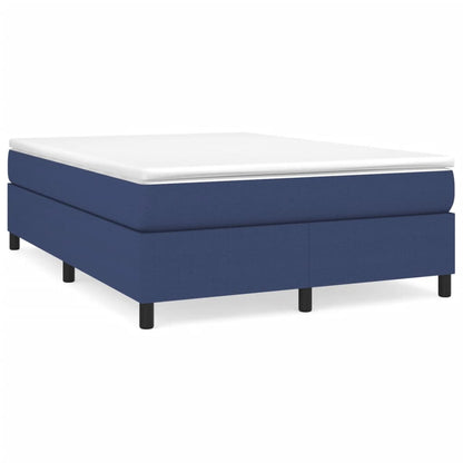 Boxspringbettgestell Blau 140x200 cm Stoff